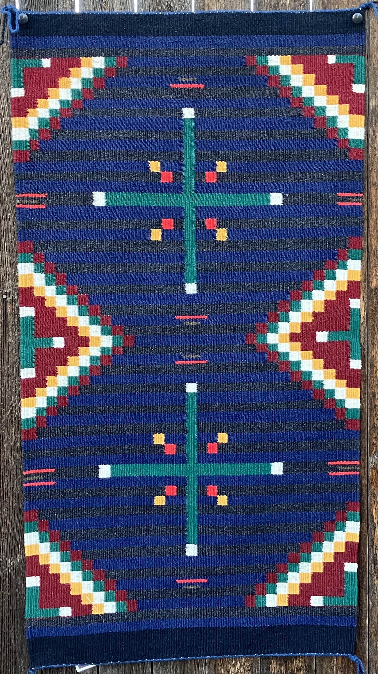 Evelyn Joe | Navajo Moki Weaving | Penfield Gallery of Indian Arts | Albuquerque, New Mexico